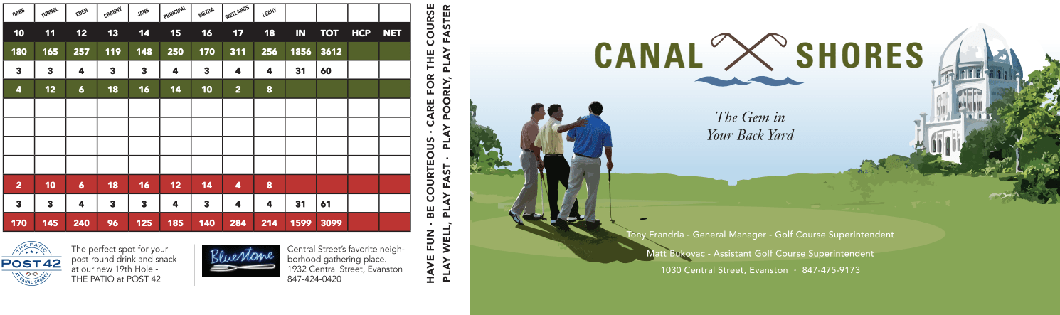 Scorecard The Evans at Canal Shores